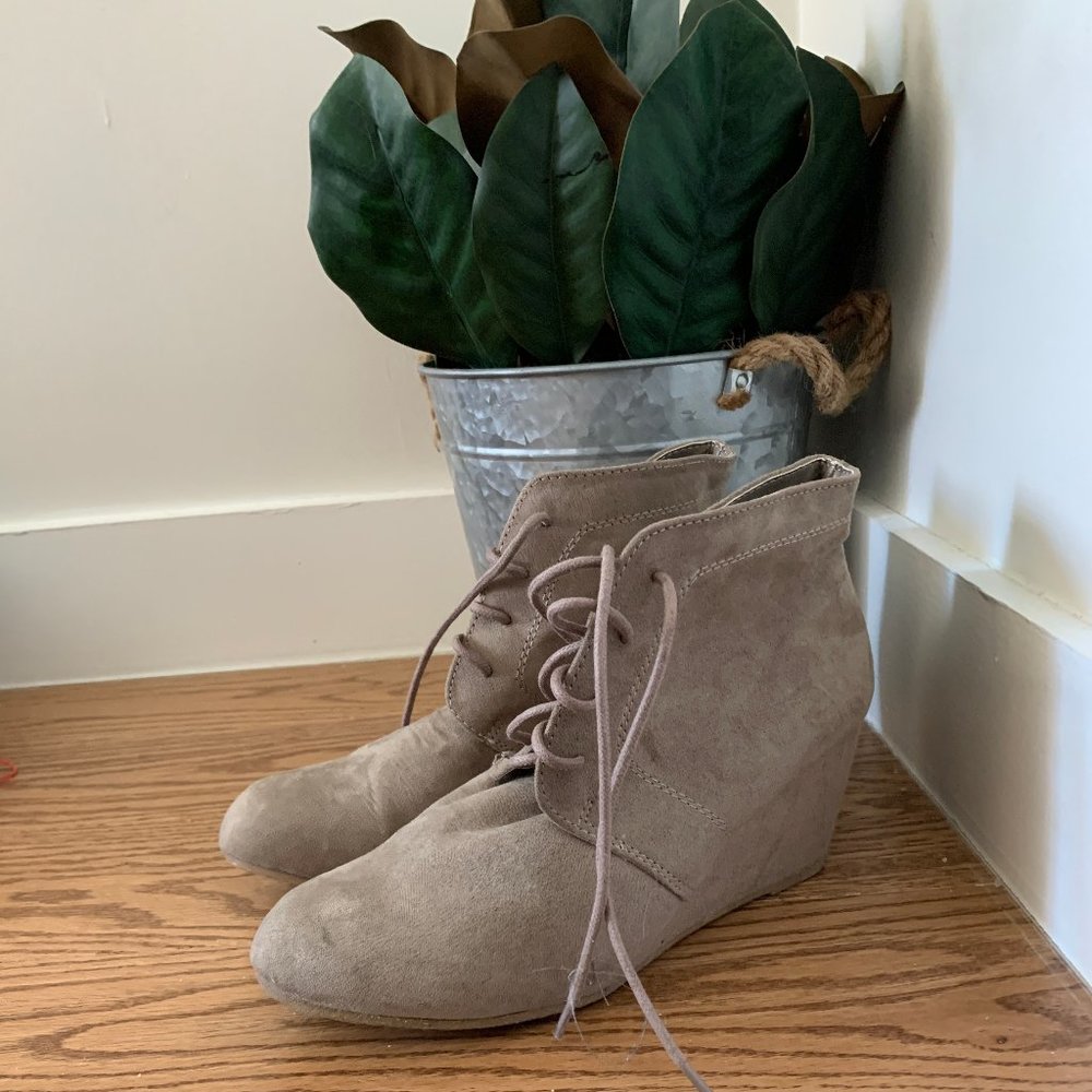 Tan Booties